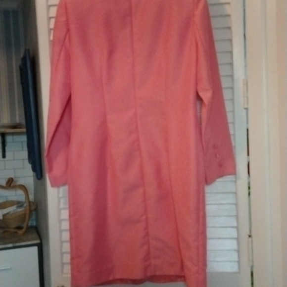 Beautiful coral coat dress fully lined. Size 14 - Picture 5 of 5